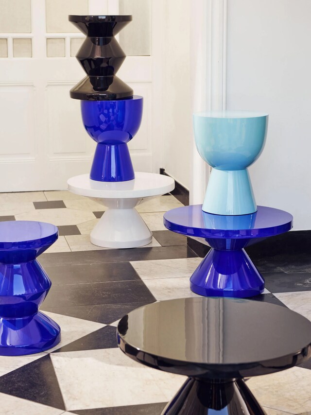 Moroso, Coffee Table Zig Zag, blue, Image 2 of 2