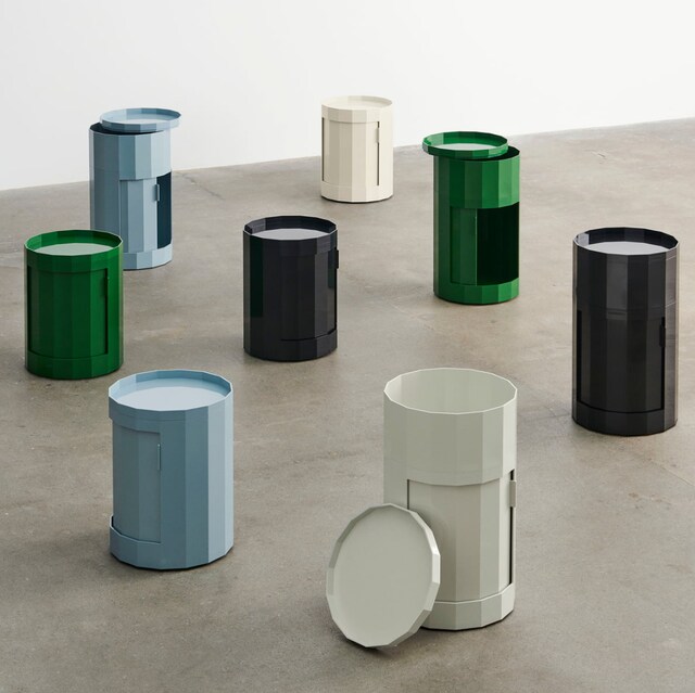 Hay, Modular storage unit Facet, blue, Image 2 of 2