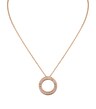 Rose Gold and Diamond LOVE Necklace in rose gold