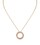 Rose Gold and Diamond LOVE Necklace in rose gold