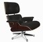 Selected, vitra., Eames Lounge Chair, black