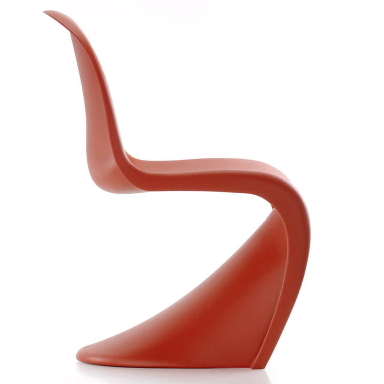 Panton Chair in red, white, green & black