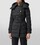 Down-Filled Detachable Hood Puffer Jacket in black