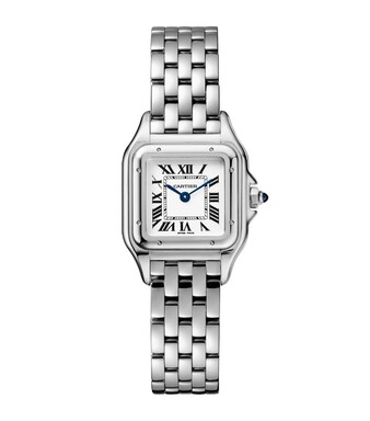 Small Stainless Steel Panthère de Cartier Watch 22mm in silver