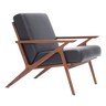 Jesper Lounge Chair in black