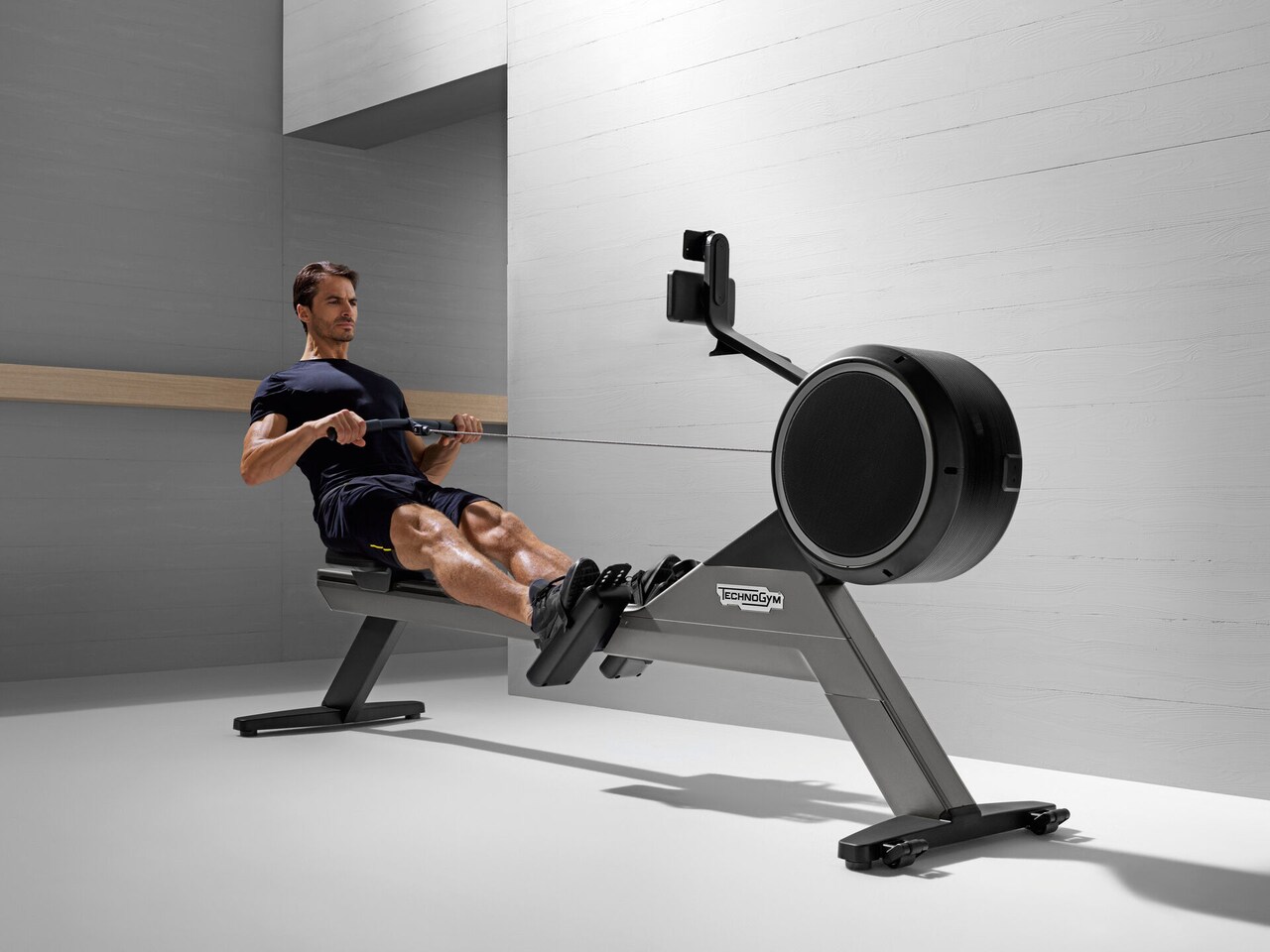 Skillrow Rowing Machine in black