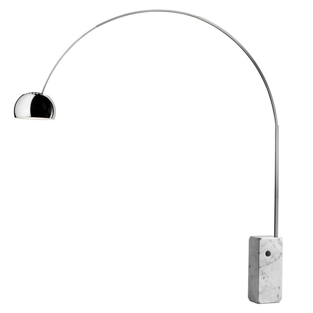 Arco Floor lamp in silver