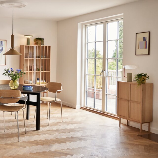 Hübsch Interior - Candour Cabinet, H 90 cm, oak in oak