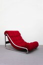 2 IKEA Impala Lounge Chair - 2 Red Vintage Impala Armchairs - Gillis Lundgren for IKEA, 1972 in red