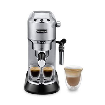 Dedica Arte Pump Espresso Coffee Machine in stainless steel