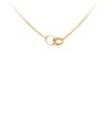 Yellow Gold LOVE Necklace in yellow gold