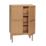 Hübsch Interior - Candour Cabinet, H 90 cm, oak in oak