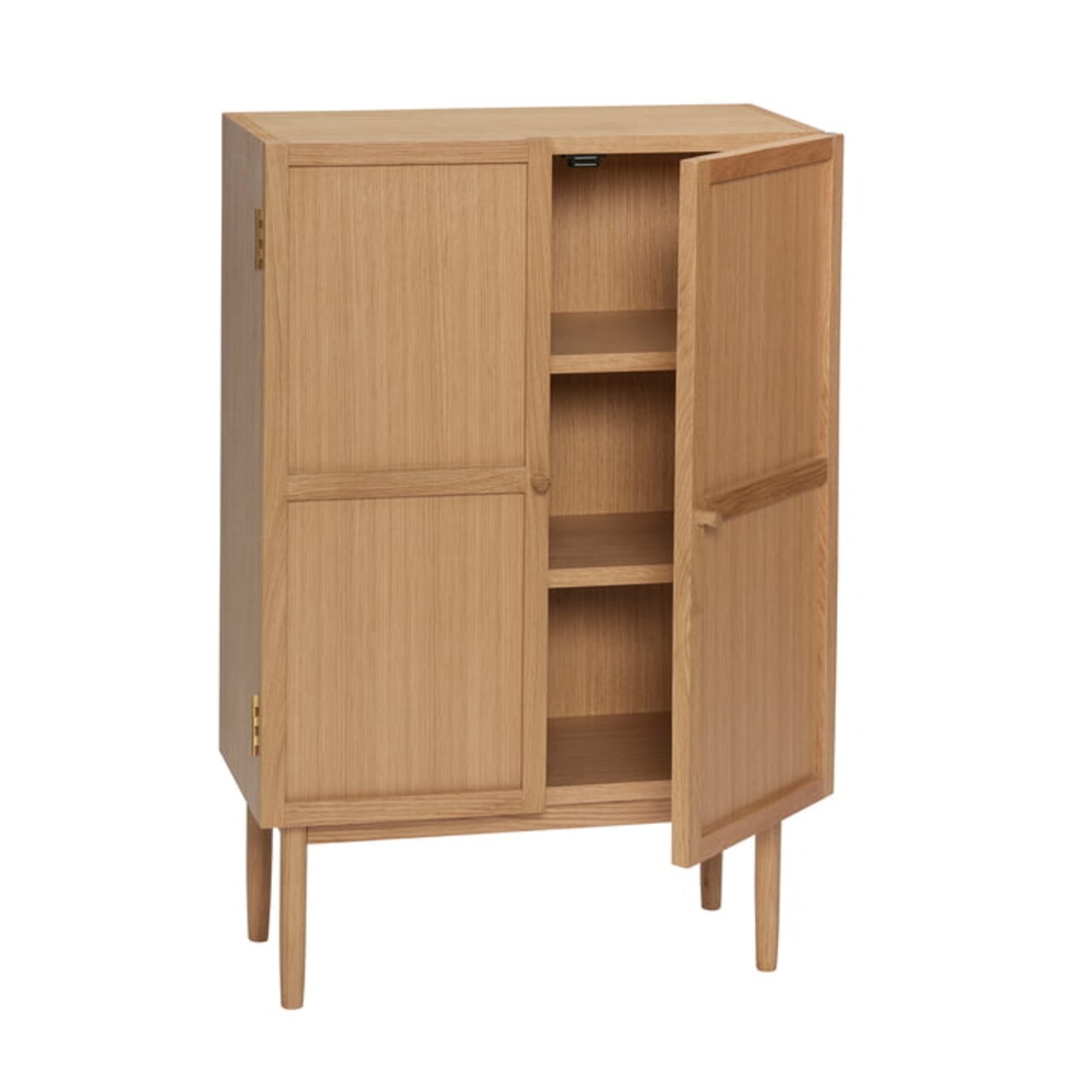 Hübsch Interior - Candour Cabinet, H 90 cm, oak in oak