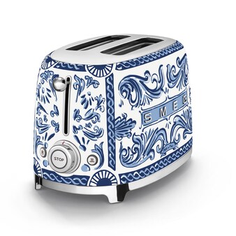 x Dolce & Gabbana Blu Mediterraneo 2-Slice Toaster in white blue