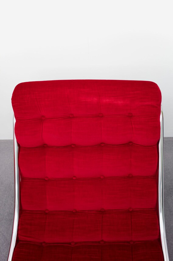 2 IKEA Impala Lounge Chair - 2 Red Vintage Impala Armchairs - Gillis Lundgren for IKEA, 1972 in red