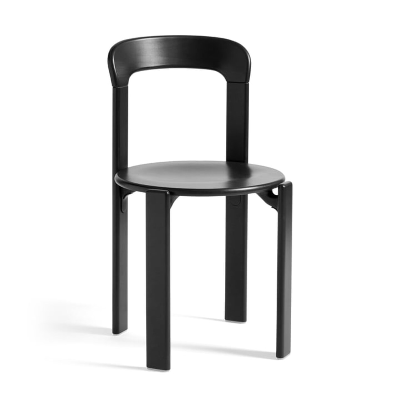 Rey Chair in black, blue, red & beech