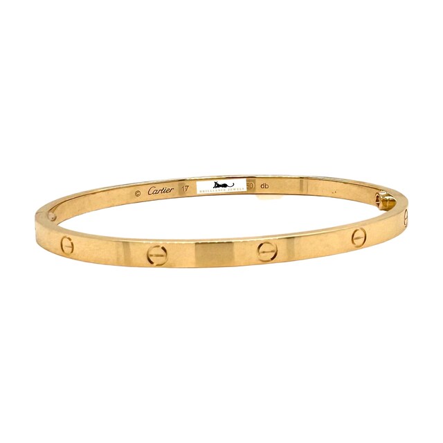 Small Yellow Gold LOVE Bracelet in yellow gold